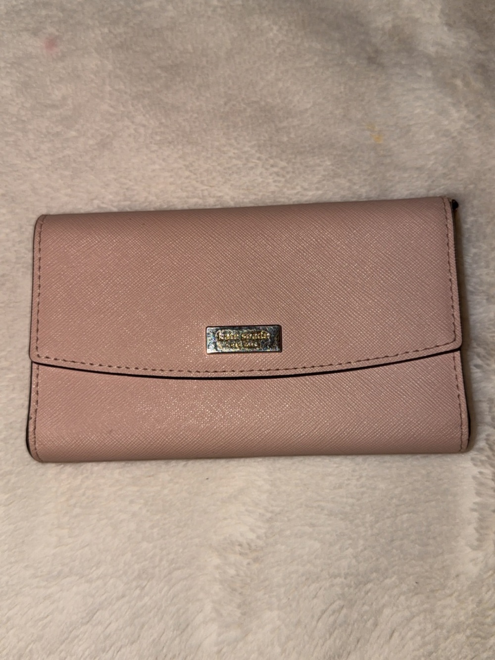 Kate Spade New York Blush Pink Saffiano Leather Wallet